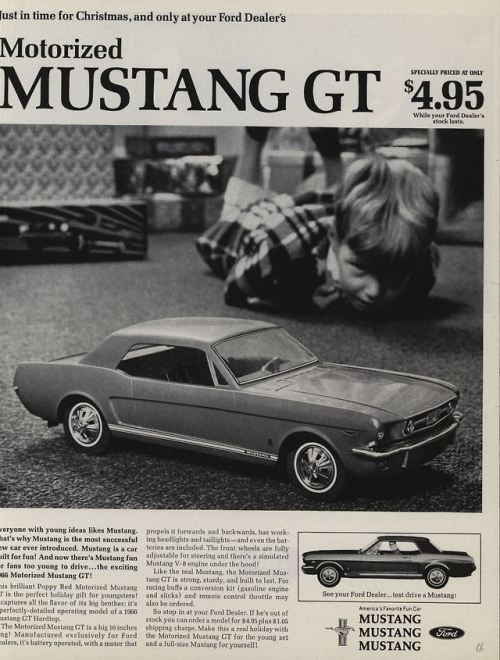 Mustang Automobile Advertisement Group #02 Your choice from a lot of 8 1965 '66 