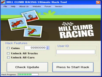 Hill Climb Racing Cheat Unlimited Coins