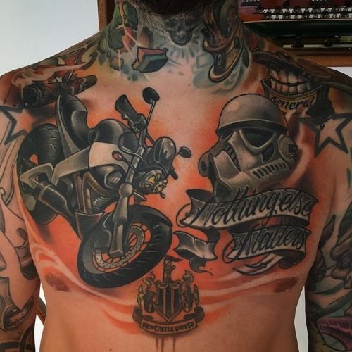Jimmy Hammarsten neotrad;chest;football;star wars;motorcycle