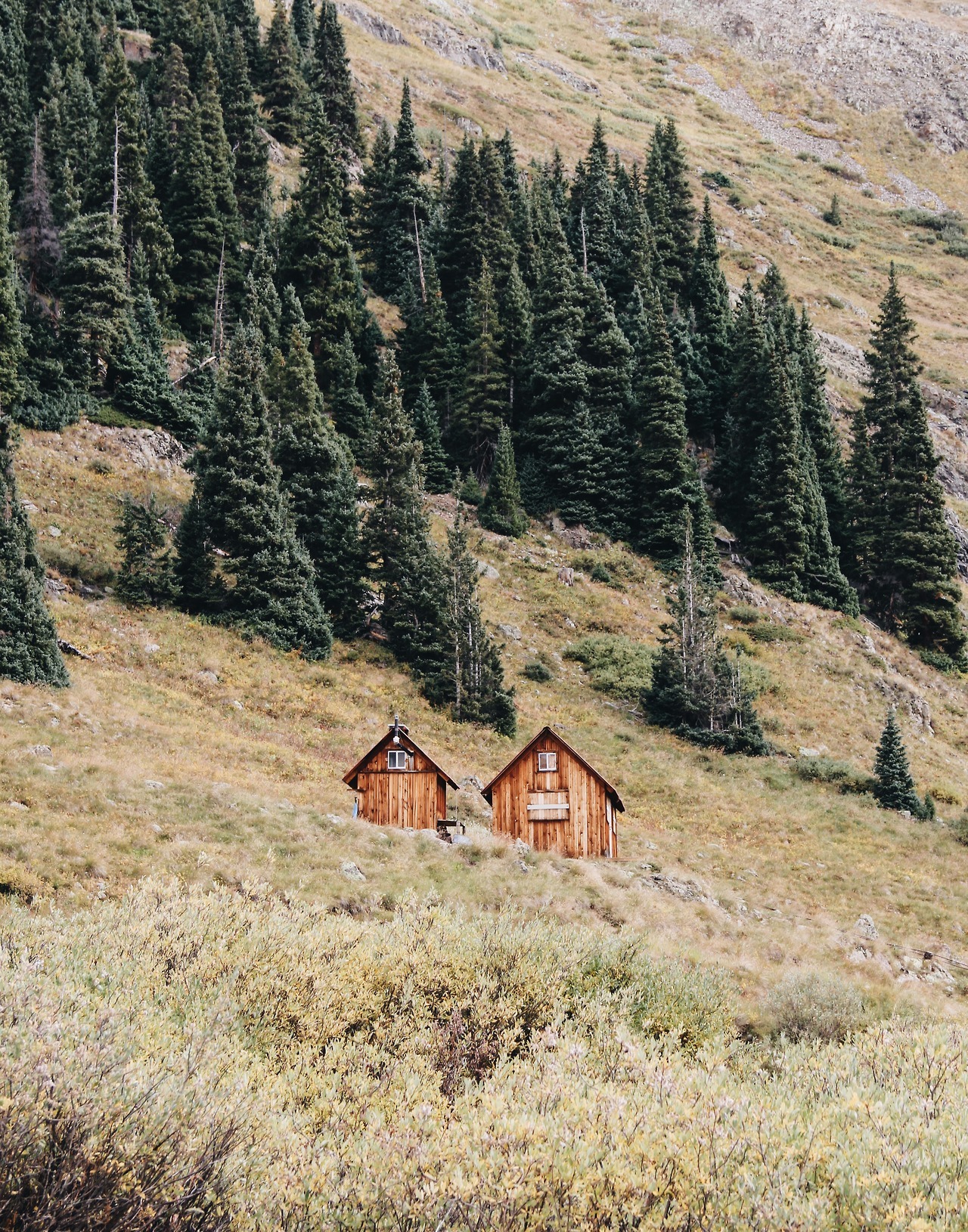 Two-part cabin built next to the ghost town of Animas Forks, Colorado
Submitted by Olivia Witt / @oliviaawitt