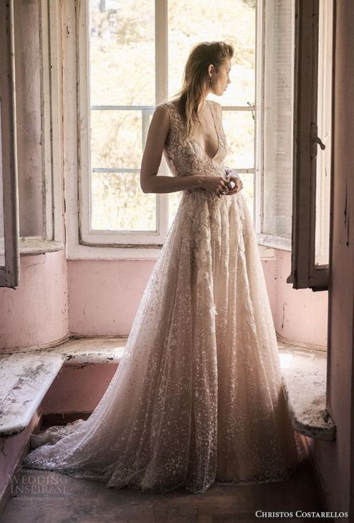 (via Costarellos Spring 2018 Wedding Dresses | Wedding...