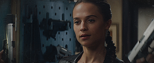 Alicia Vikander as Lara Croft in Tomb : I want to be 