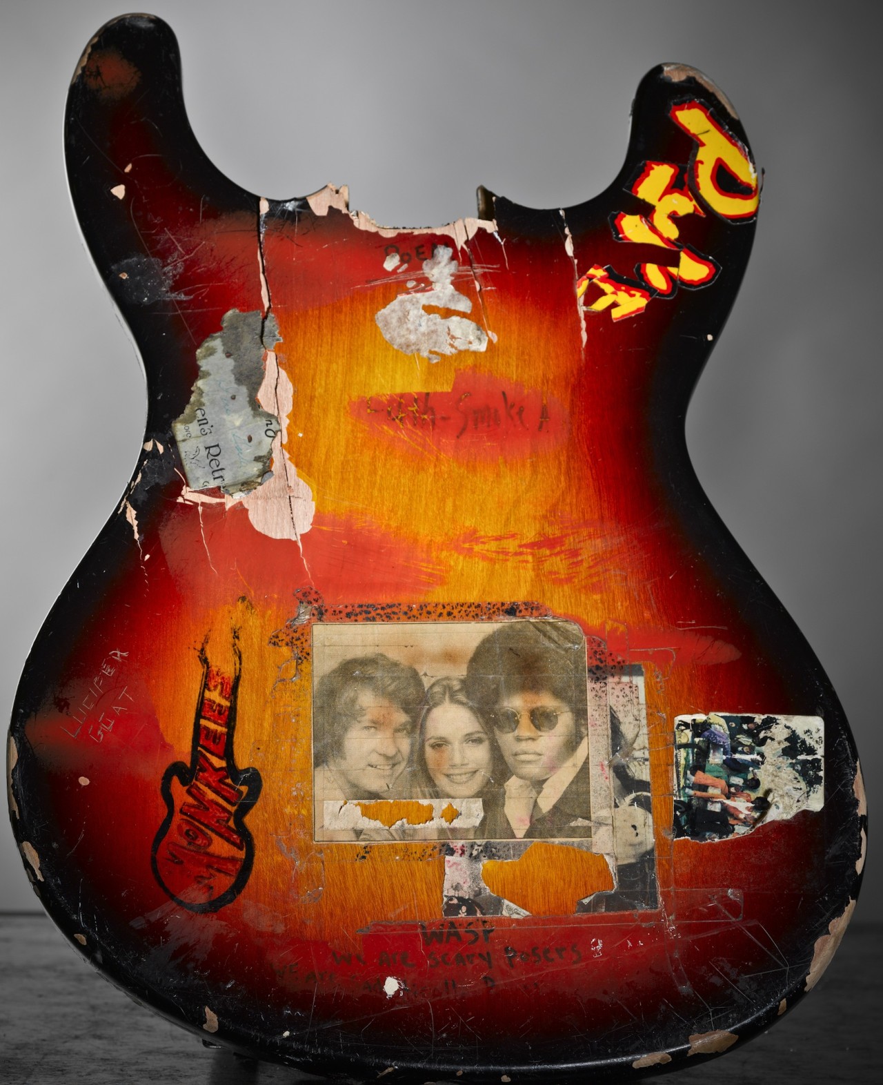 nirvananews:<br /><br />
“ Kurt Cobain’s first smashed guitar from the Evergreen State College, 1988.<br /><br />
Click here to follow Nirvana on Instagram.<br /><br />
”