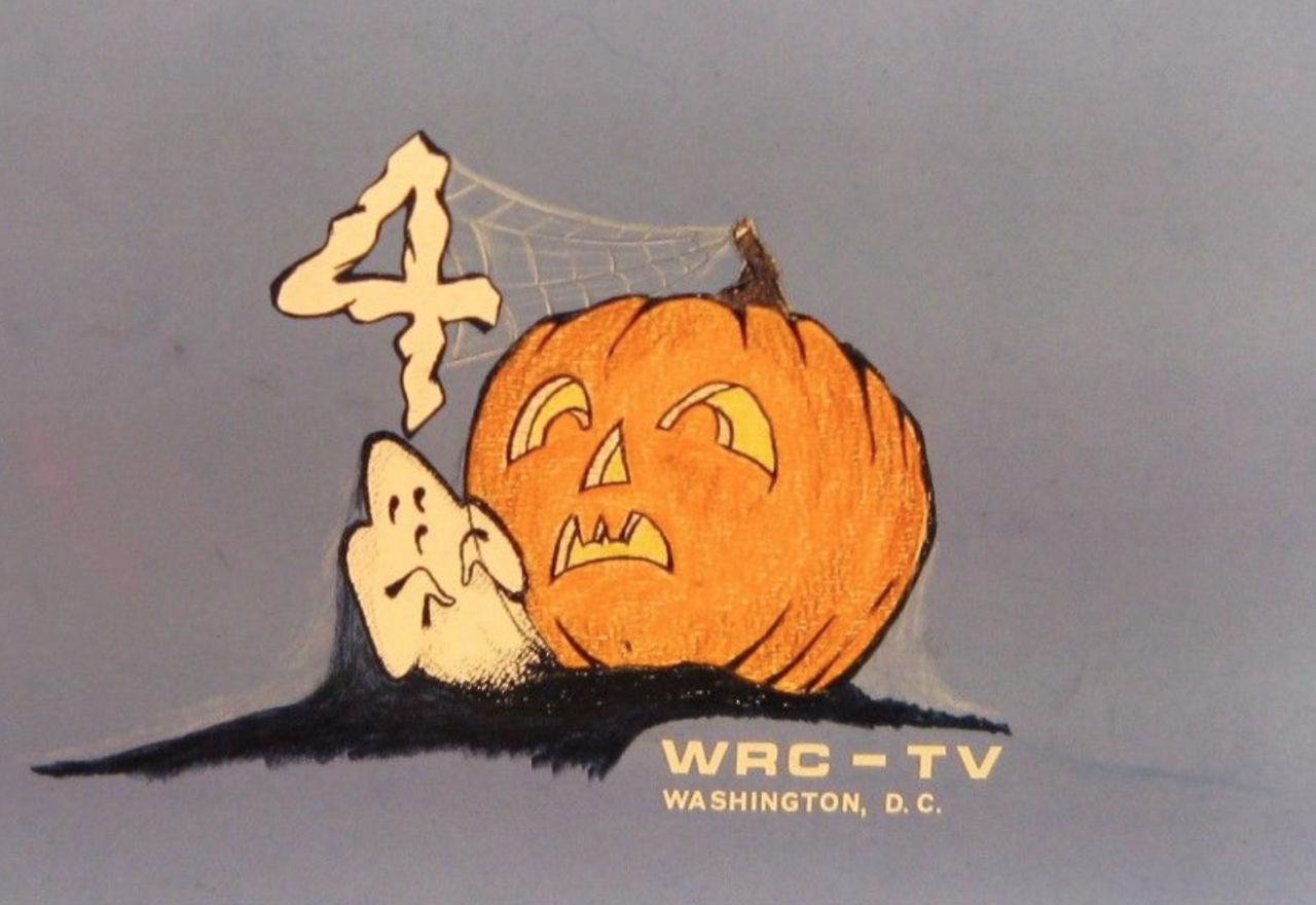 WRC-TV Halloween station identification card - Washington, DC U.S.A. - date unknown