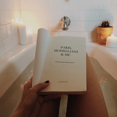 The best way to finish a wonderful book. 📖 🛁