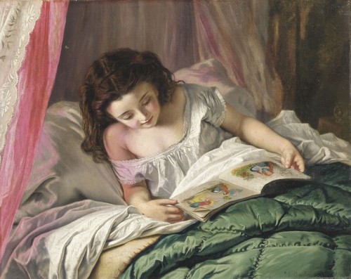 trulyvincent:
“Reading Time
Sophie Anderson
Date unknown
”