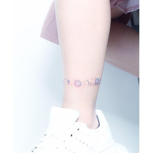 Space Ankle Band Tattoo

Artist: hktattoo_mini - Mini Lau Hello... ankle;ankle band;space