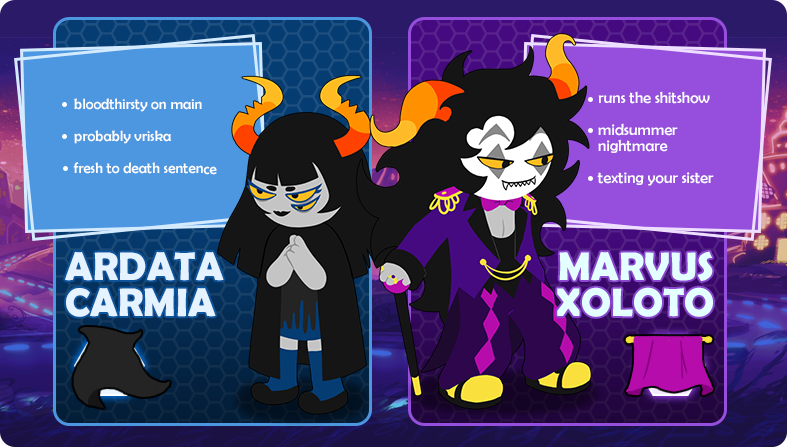 whatpumpkin:
“ Troll Call!
Curious about new signs, like, in general? Take the Extended Zodiac Test!
And don’t forget to the check out the Hiveswap Comics Contest.
”
Marvus briefly had a hat on in the...