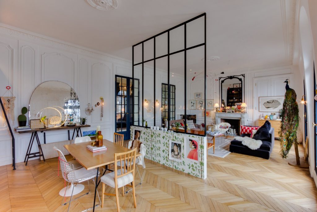 Apartamento ecléctico en París