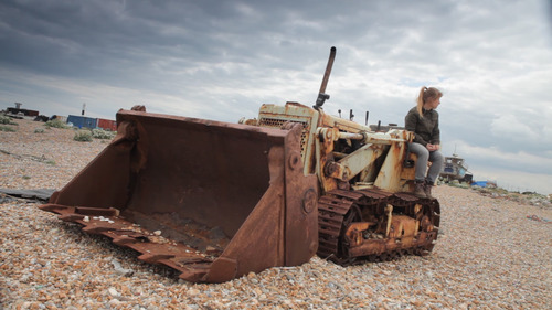 Abandoned Tractor at Dungeness Kent