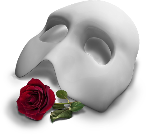 Resultado de imagen para the phantom of the opera mask  transparent