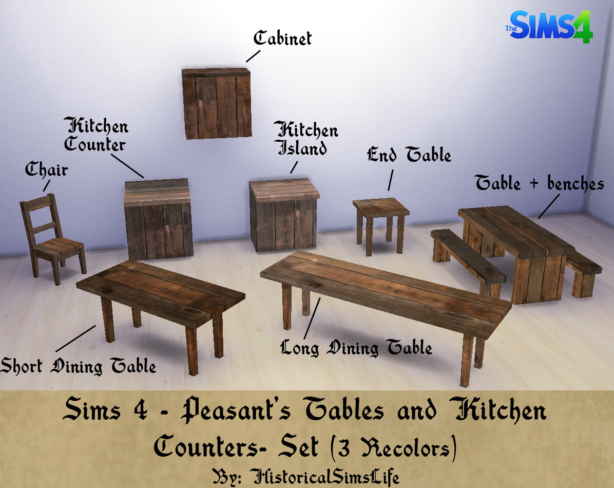 Sims 4 Woodworking Table Mod Ofwoodworking