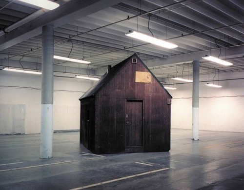 The Unabomber’s cabin, held in an FBI’s storage facility on a Sacramento airforce bade.