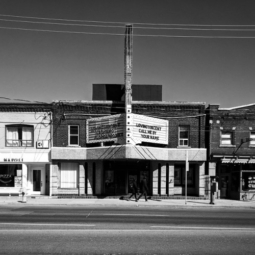 Old school. Mount Pleasant Cinema in Toronto.