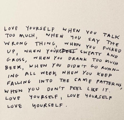 astound:
“love yourself | credit
”