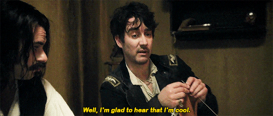 What We Do in the Shadows - knitting at the flat meeting gif