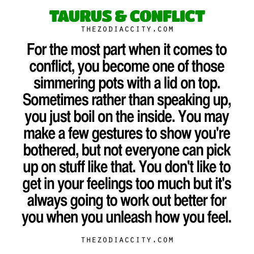 Como Taurus lida com o conflito?