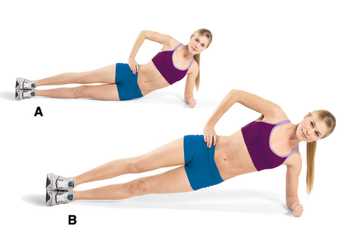 Image result for Side Plank Dips :