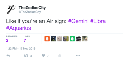 Some people don’t know the element of their zodiac sign. If you’re a Gemini, Libra or Aquarius, you’re an Air sign.