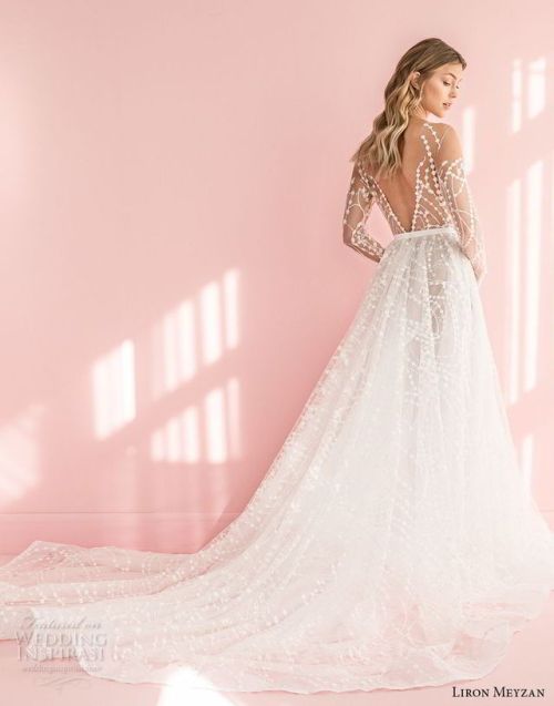 (via Liron Meyzan 2018 Wedding Dresses — “Love in White” Bridal...