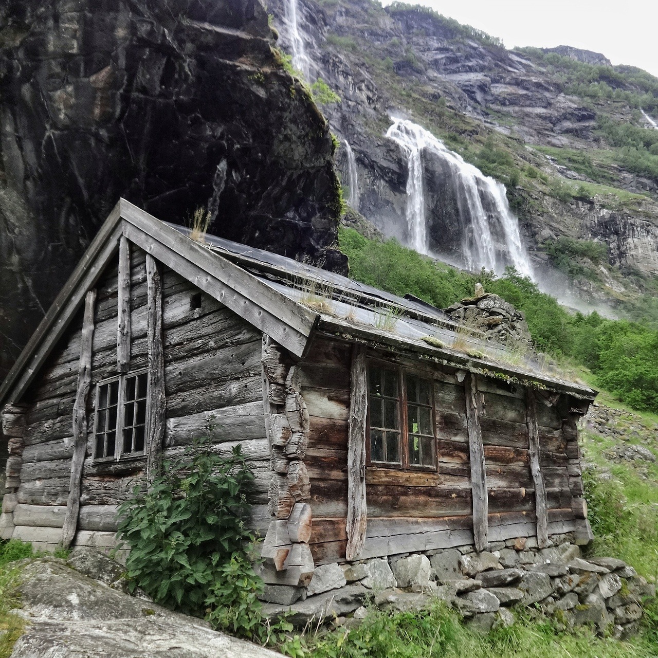 Aurlandsdalen, Norway
Submitted by Yngwie Scheerlinck / @yngwie_traveladdict
“I did a trekking from the Hardangervidda plate to the fjords and this cabin was located in a very remote gorge full of waterfalls from the surrounding glaciers who where...