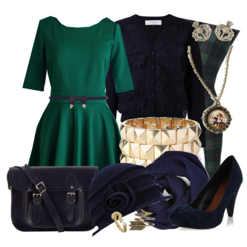 The Silent Spy [x]Wearing green and navy can bring the flair of...