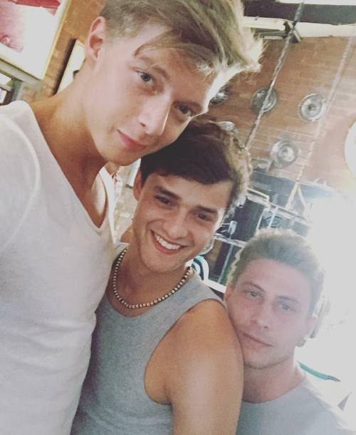 belamiofficial: “ One, two, three, you are the only one for me! #belami #gay #gaylove #bestfriends #gayboys ”