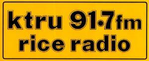 KTRU 91.7 FM