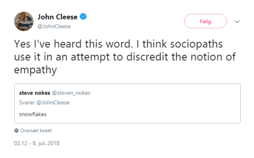 tutselutse:John Cleese just murdered a guy on twitter