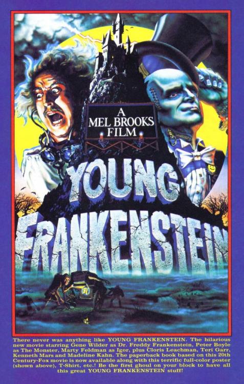 butteredpopculture - #VintageAd for Young Frankenstein