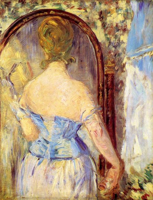 capturing-the-light - Woman Before a Mirror Edpuard Manet, 1877,...