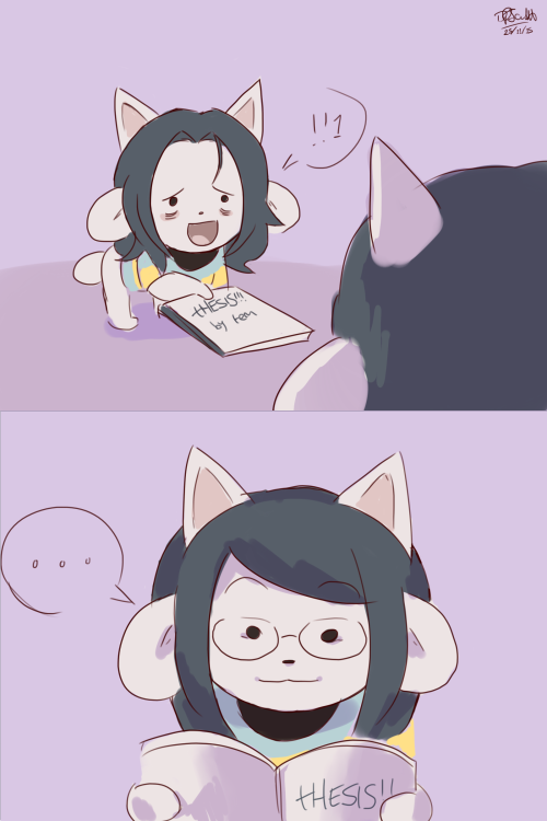 bloodinner - Temmie has a degree in tem(A quick comic I did for...
