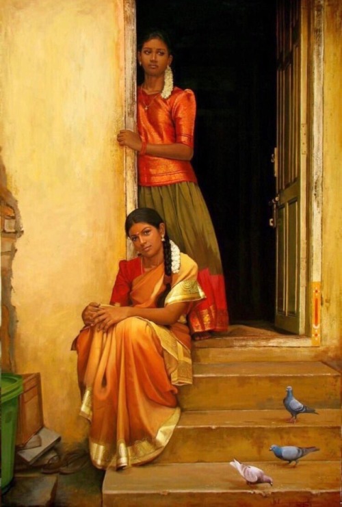browngxl - Oil Paintings by Elayaraja