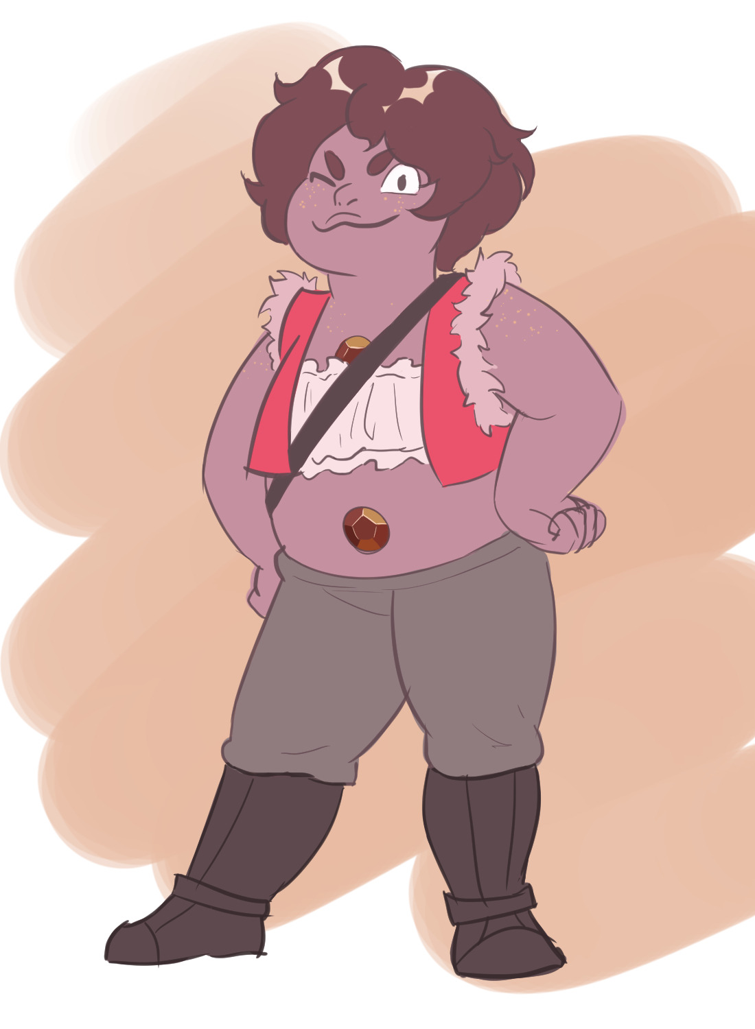 gnarlychimes said: Could you make a Smoky Quartz genie? Answer: Hhhmm not really feeling genies anymore but I AM feeling more Pirates!