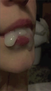 hot-cum-content - Spitting up some thick and creamy cum.