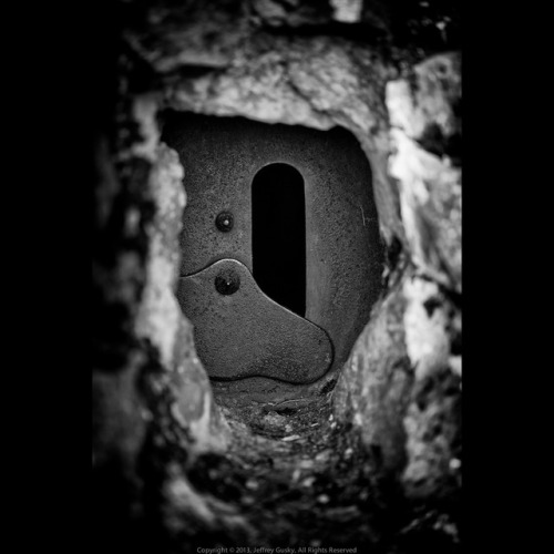 hiddenwwi - Gun port on German front line trench at the Le Linge...