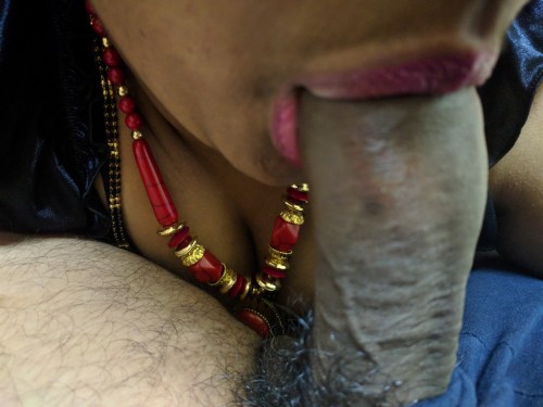 rahul32anu30cpl - Horny Anu enjoying sucking of my hard cock …her favorite…many she suck