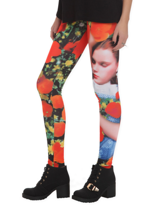Wizard of Oz - Dorothy - Floral Leggings from Hot Topic