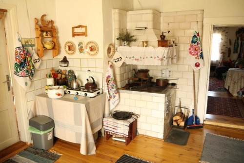 lamus-dworski:Kitchen inside an old cottage in Tykocin,...