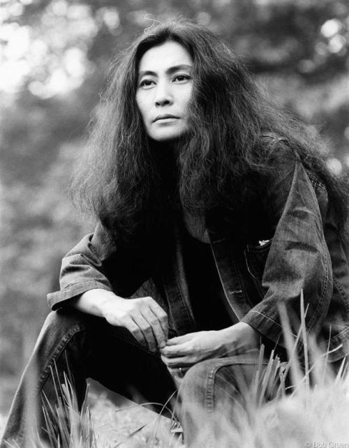 vervediary - Yoko Ono, NYC, 1973.Photography by Bob Gruen.