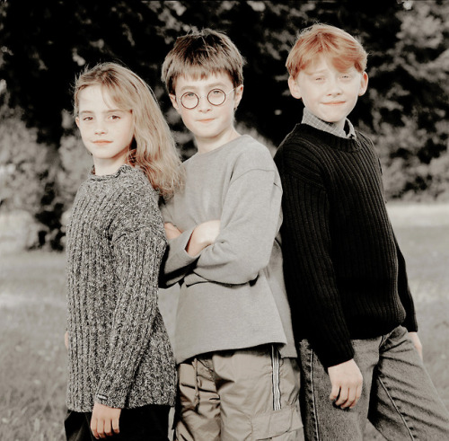 rowlinginthedepp:Golden trio’s first photos together after being...