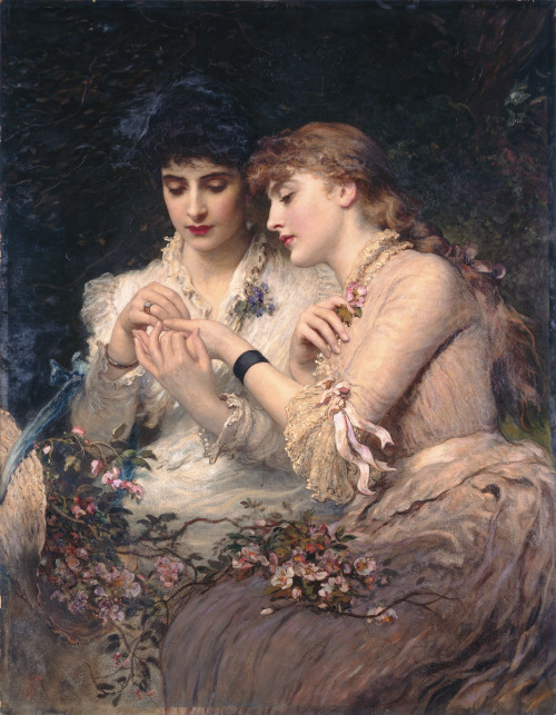 wonderwarhol:A Thorn Amidst the Roses, 1887, by James Sant...