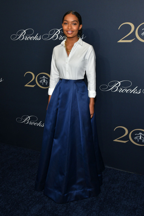 celebsofcolor - Yara Shahidi attends the Brooks Brothers...