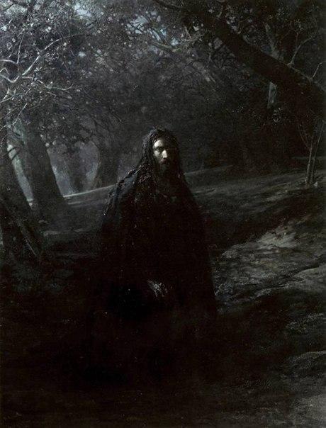 silenceformysoul:Nikolaj Ge (1831-1894)  - Christ in the...