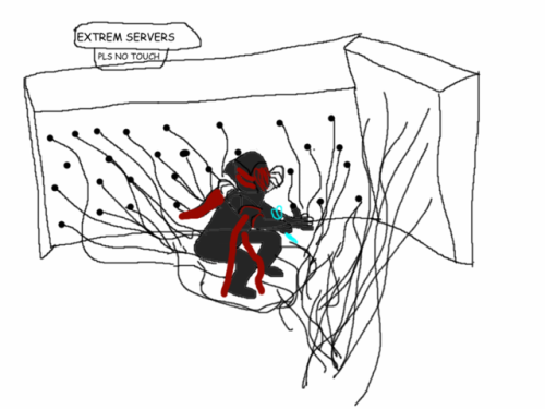 poorlydrawnwarframe - the real reason why the servers are down