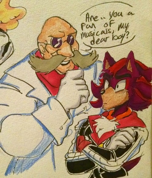 roskiiart - Gerald robotnik was a sweet old man to his grandkid...