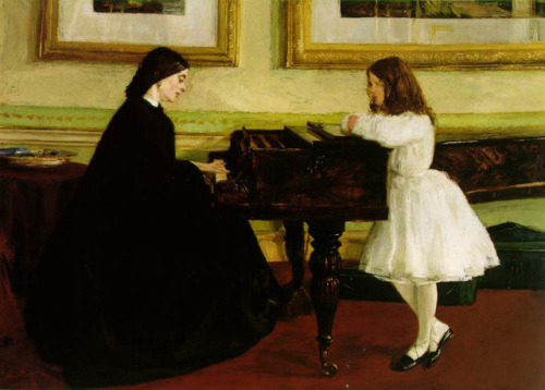 lionofchaeronea - At the Piano, James Abbott McNeill Whistler,...