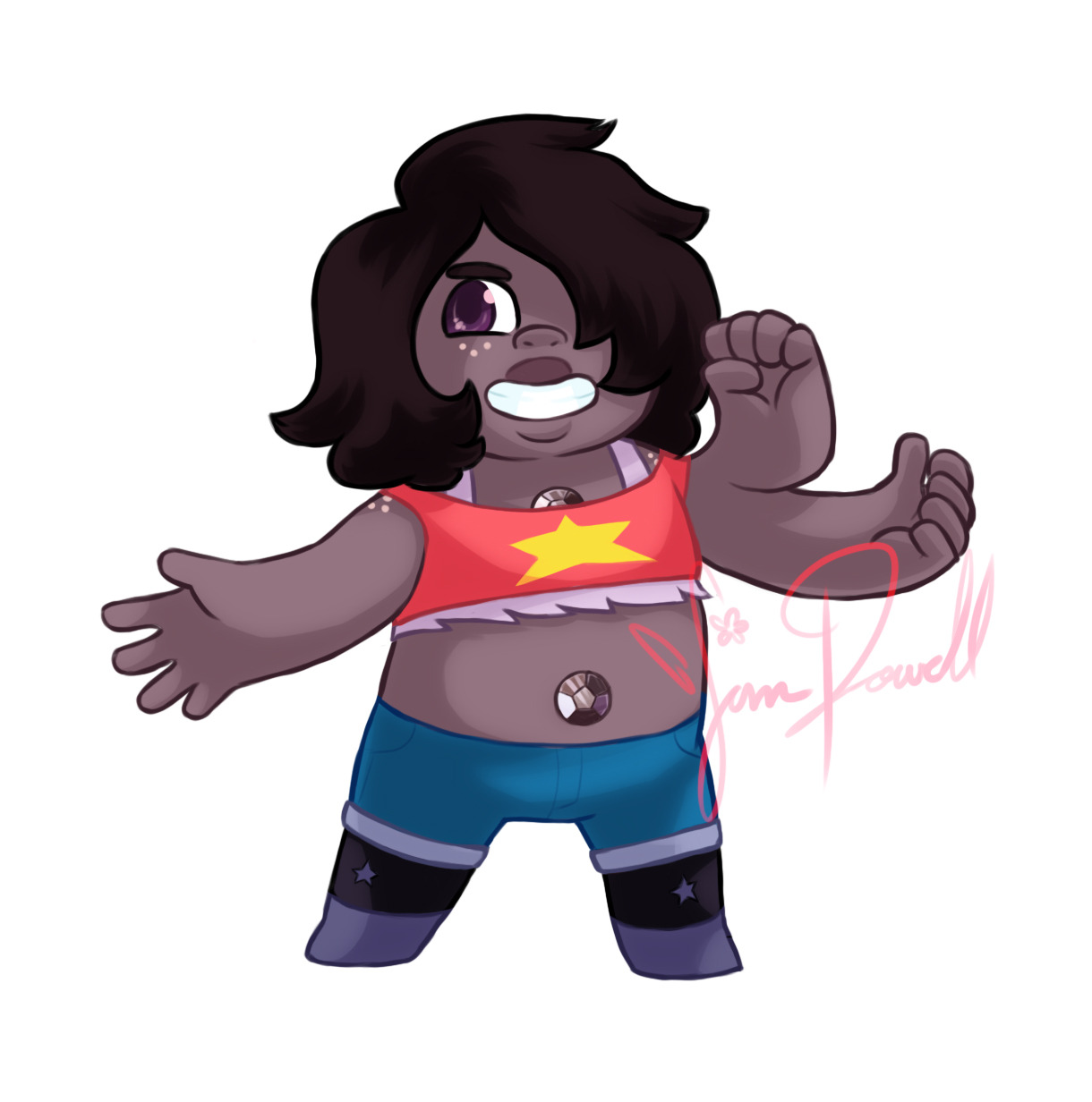 Im almost completely out of sticker sheets for consistent printing of my Steven Universe stickers, but I have enough to include Smoky Quartz and Pink Diamond. I was unsure what to do for Pink but I...