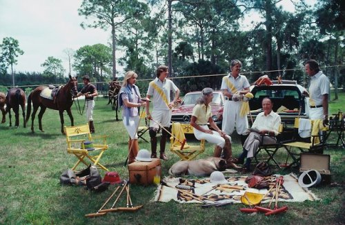 themaninthegreenshirt - Polo Party, Palm Beach by Slim Aarons