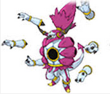 The best-quality image anyone seems to have so far of the in-game model for Hoopa's alternate form.